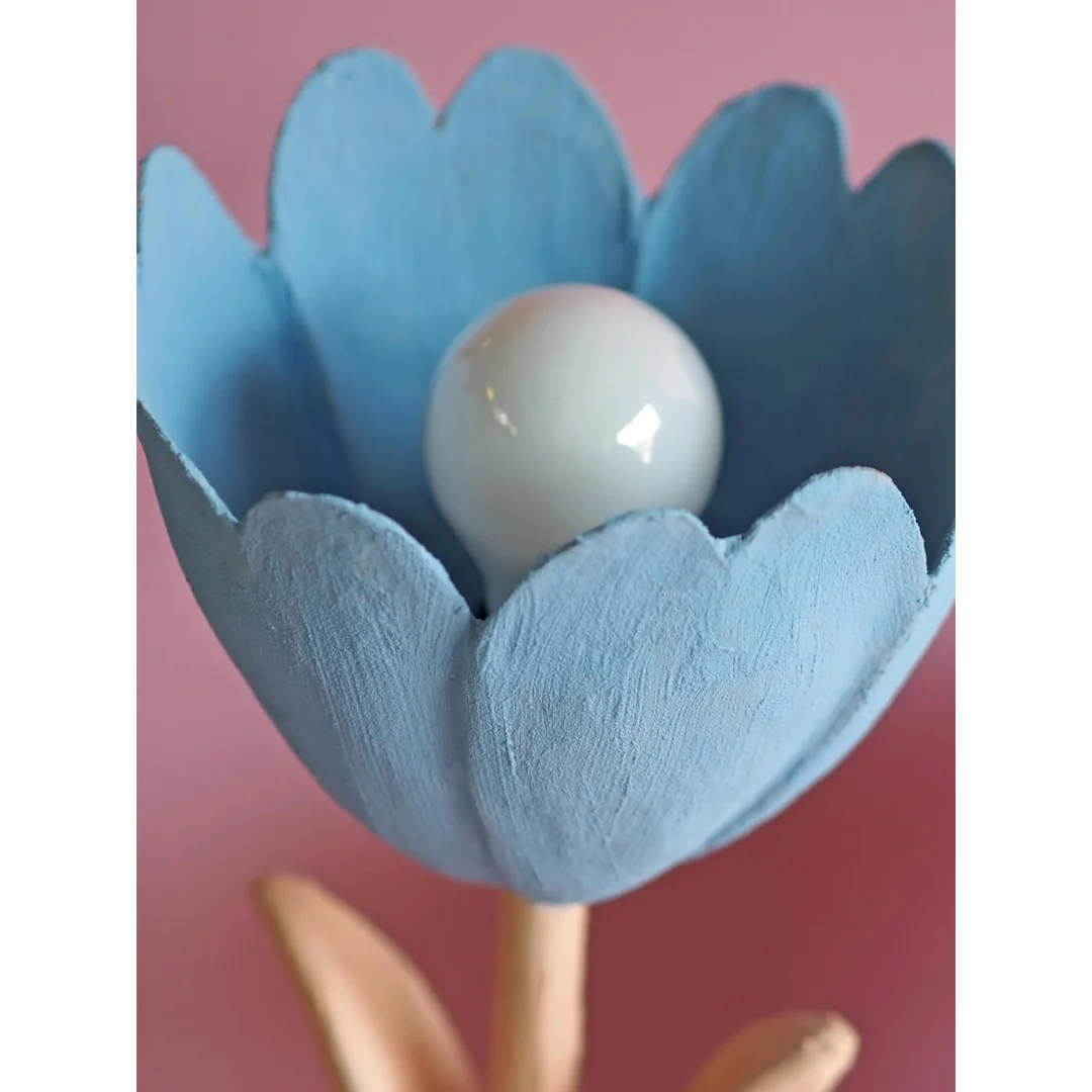 Lampa z papier-mache Tulipan — zdjęcie 3