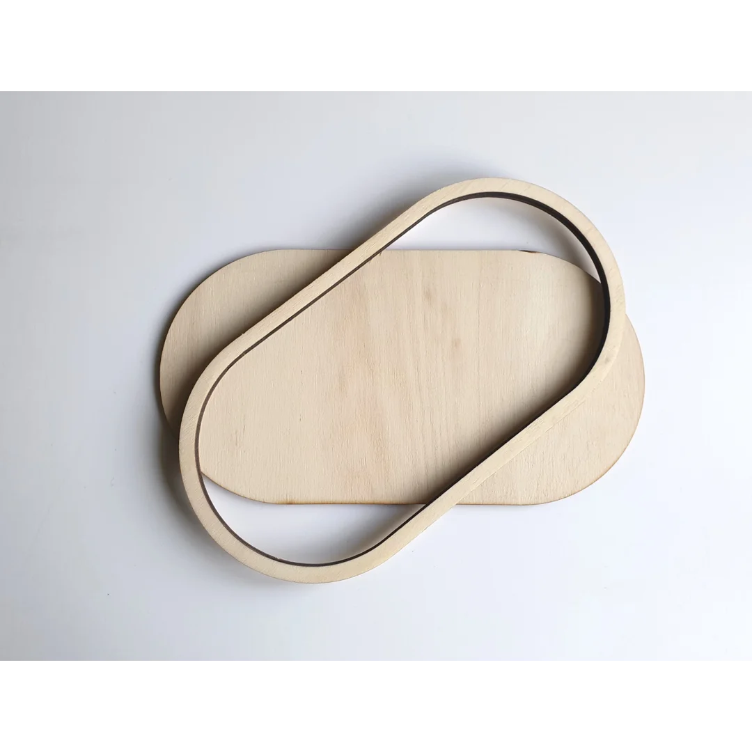Naczynie Owalne ze sklejki 115x215 mm — zdjęcie 2