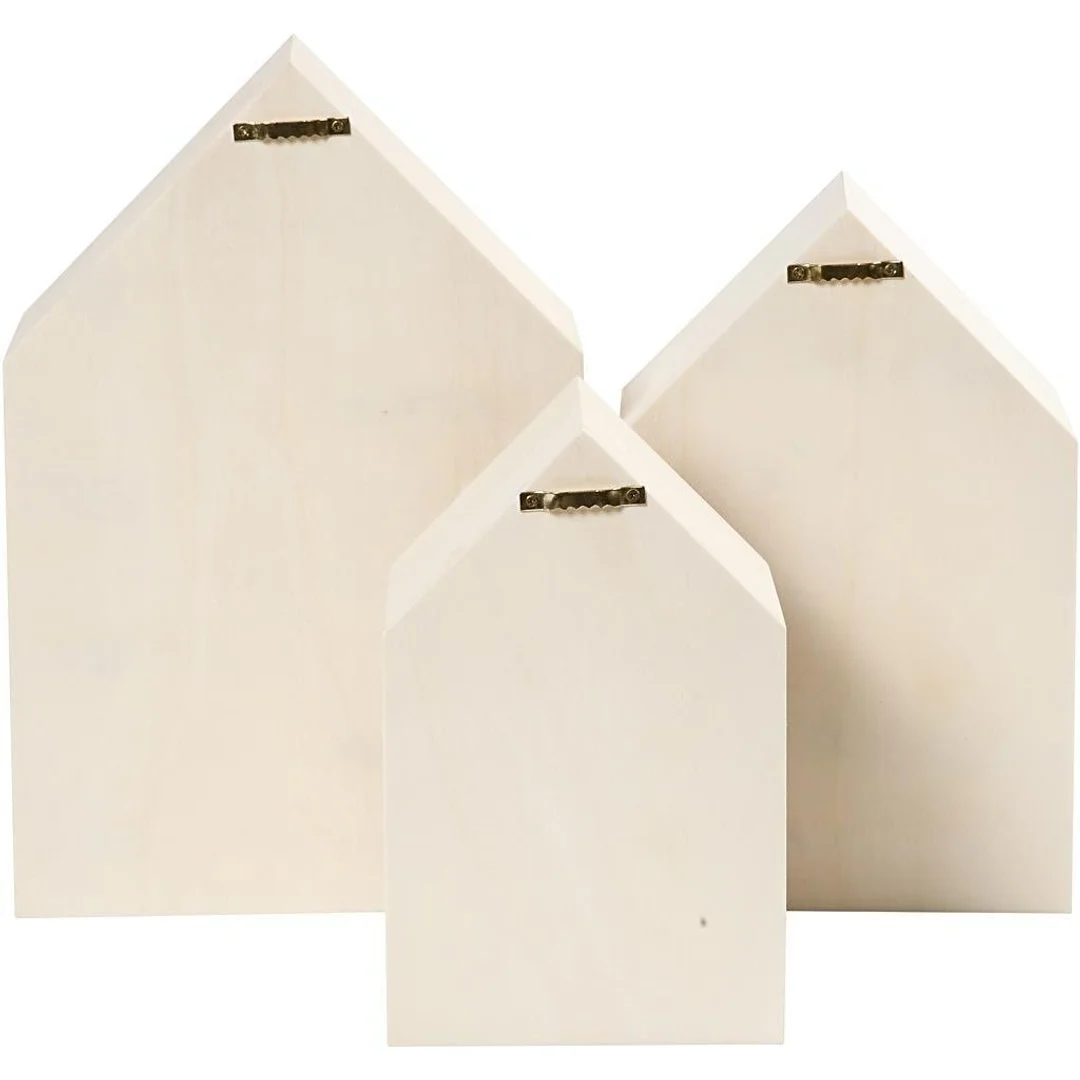 Pudełka Domki H: 20, 25 i 31 cm — zdjęcie 2