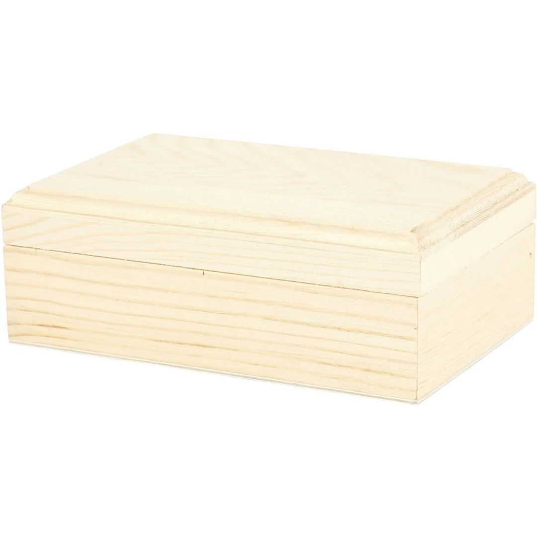Pudełko z drewna na Biżuterię 14x9x5 cm — zdjęcie 3