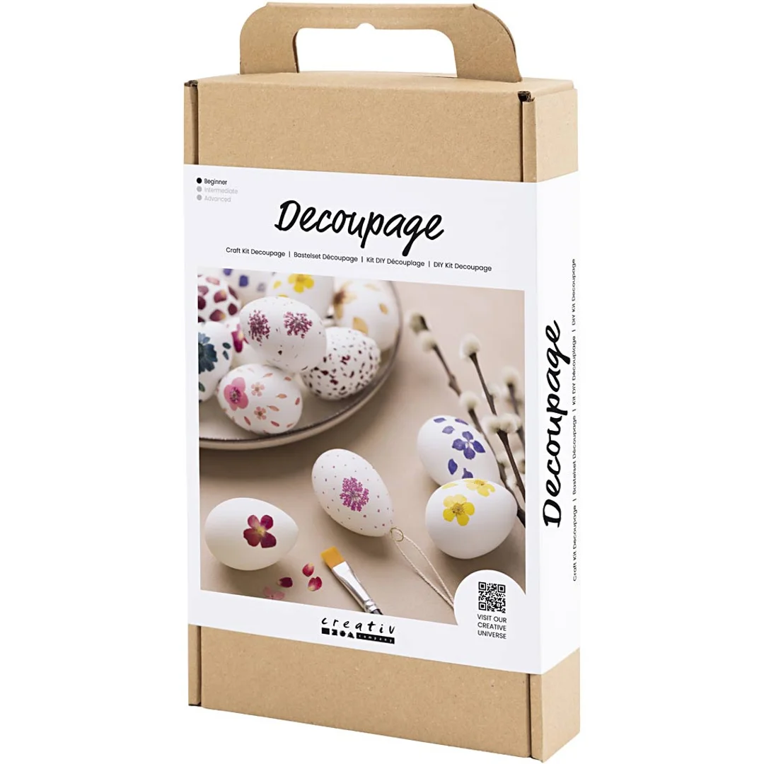 Zestaw do decoupage Jajka w kwiatach — zdjęcie 3