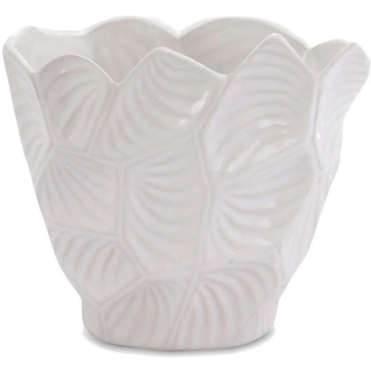 Wazon Ceramiczny Multifunkcyjny JJ Biały z Antypoślizgowymi Podkładkami