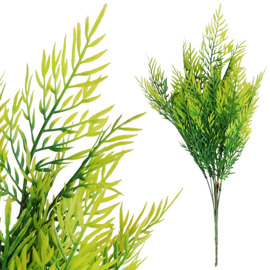 BUKIET 7 GAŁĄZEK ASPARAGUSA 45 CM ZIELONY