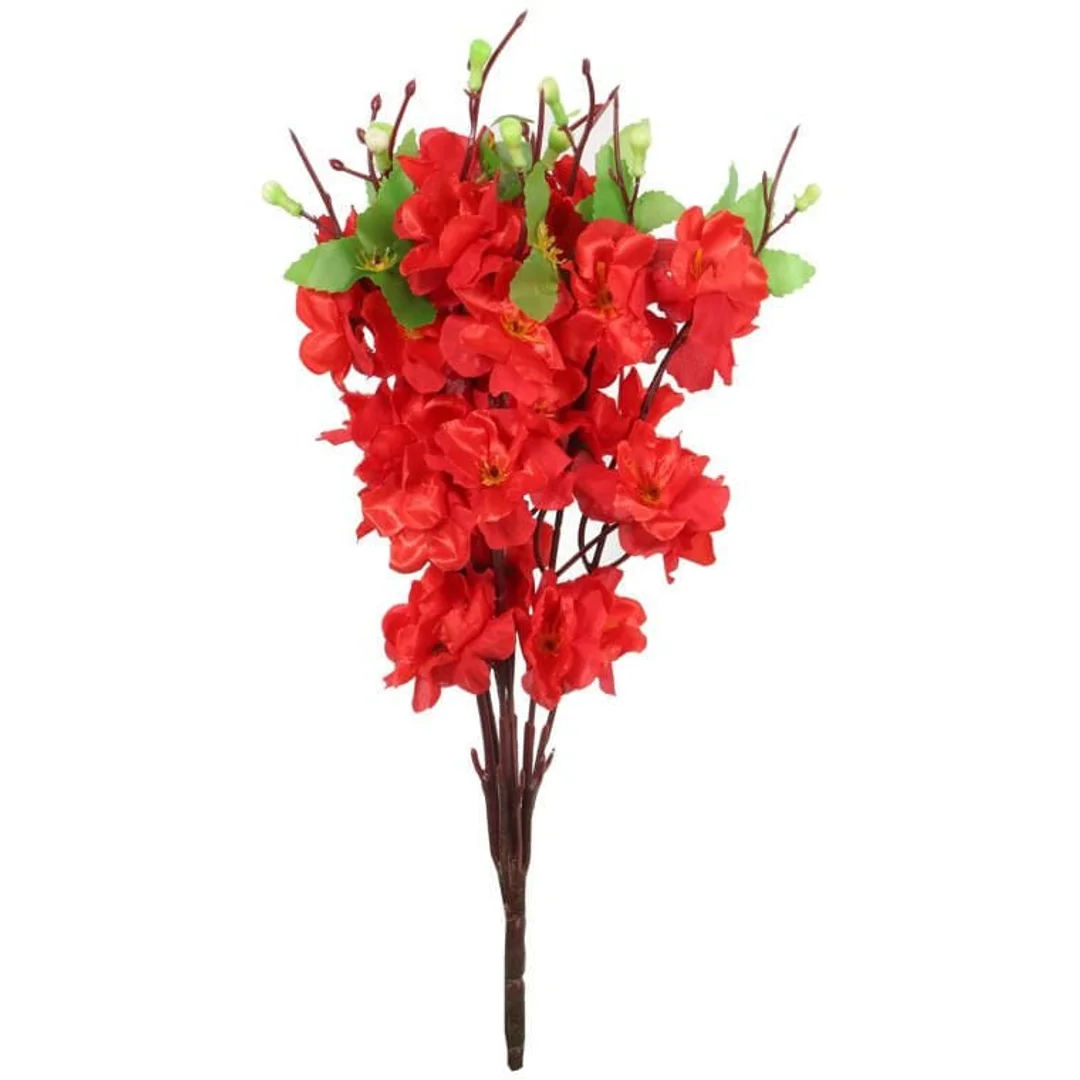 Bukiet 9 JABŁONI w kolorzeCZERWONYM 38 cm