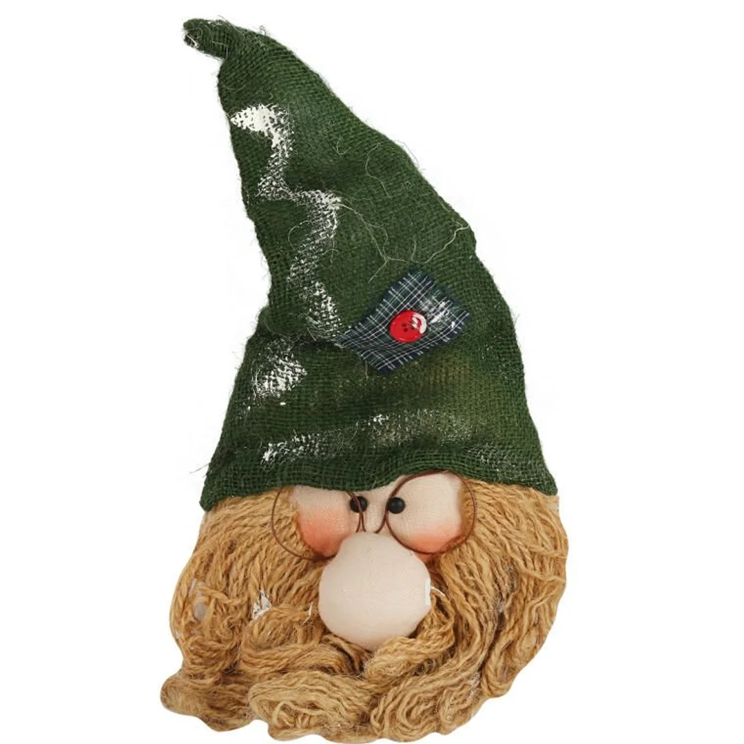 Figurka Mikołaja o Wysokości 46 cm, Kolor Zielony