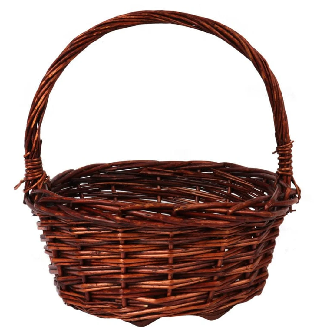 Koszyk wielkanocny naturalny do święconki fi23cm WYS 24CM