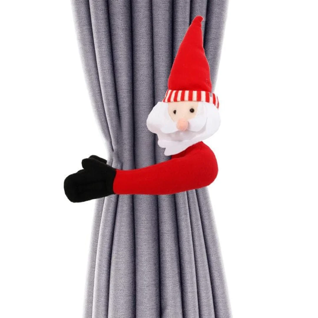 MIKOŁAJ NA RZEP DO UPIĘCIA ZASŁON PREZENT POD CHOINKĘ