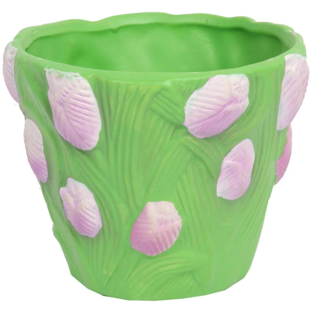 OSŁONKA CERAMICZNA Z TULIPANAMI 10CM