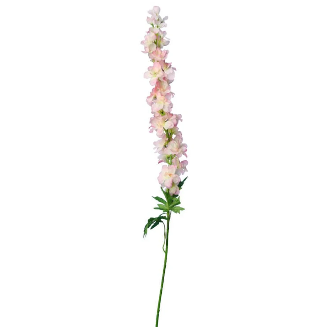 Sztuczna Gałązka Ostróżki Długiej Jasno Różowej - 78 cm