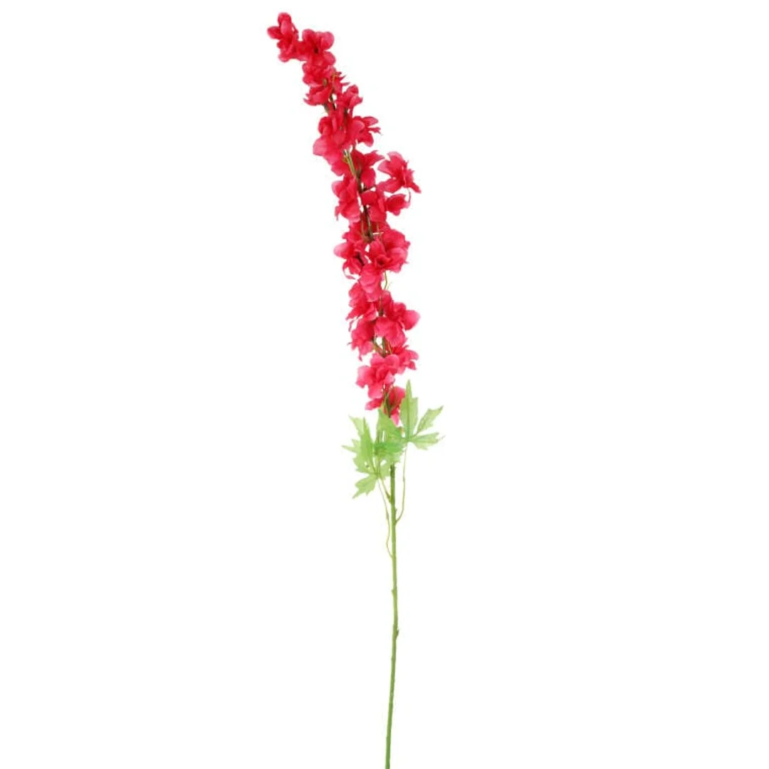 Sztuczna Gałązka Ostróżki w Kolorze Różowym - 78 cm