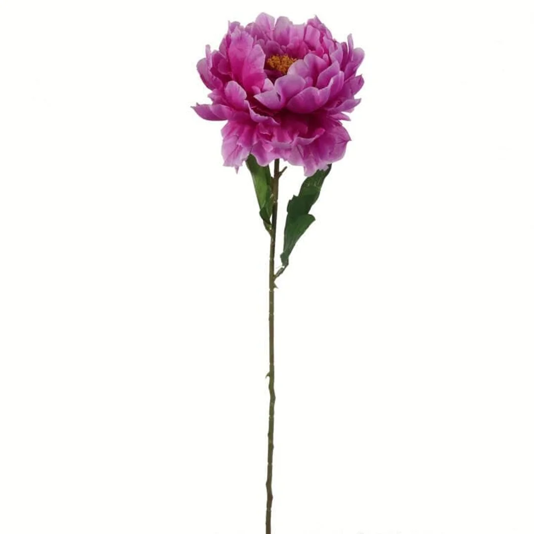 Sztuczna Piwonia w Kolorze Fioletowym o Wysokości 74cm