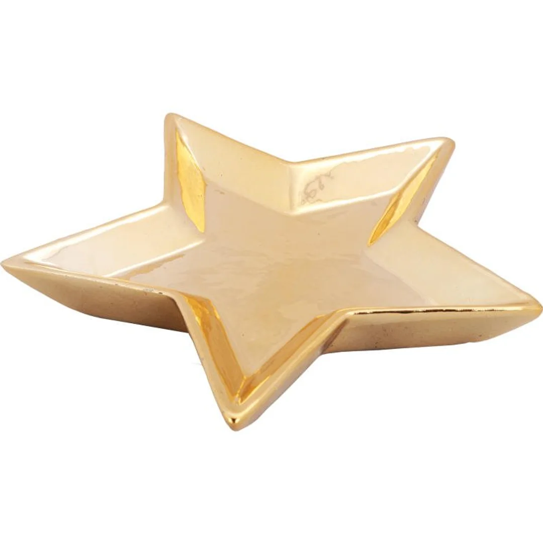TALERZYK GWIAZDA CERAMICZNA ŚWIECZNIK 12 CM G
