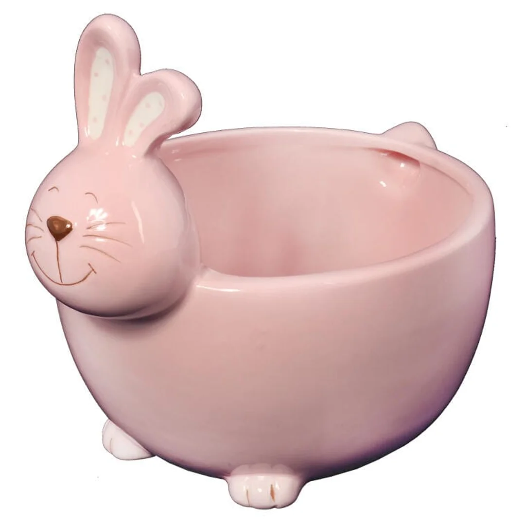 Zajączek wielkanocny ceramiczny pojemnik 16,5cm