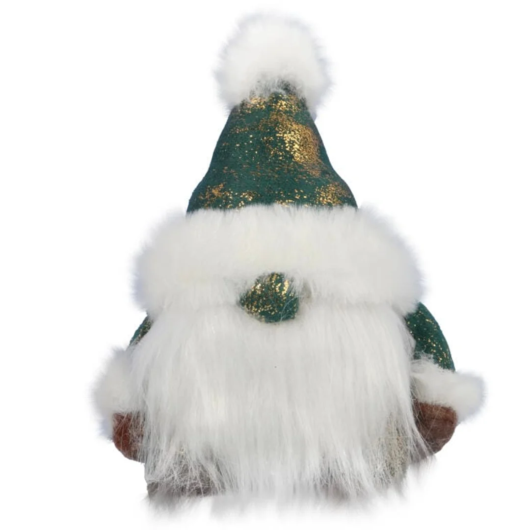Zielony Skrzat Świąteczny z Skandynawii, Strażnik Dobrego Nastroju, 17 cm
