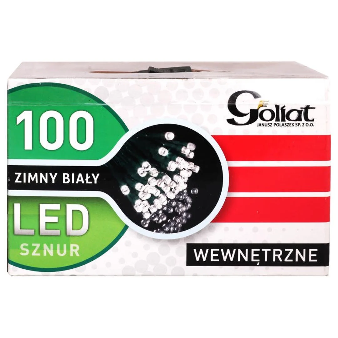 100 LED Zimne Białe Lampki Choinkowe - Wewnętrzne, Energooszczędne, Bezpieczne, Z Miedzianymi Przewodami, Polska Dystrybucja — zdjęcie 3