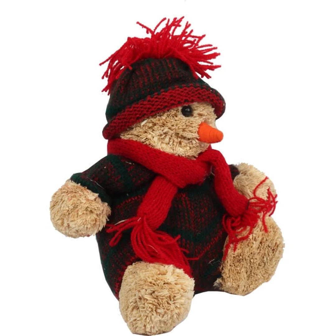 Bałwan z Trocin w Brązowym Ubranku - Figurka 20 cm — zdjęcie 2