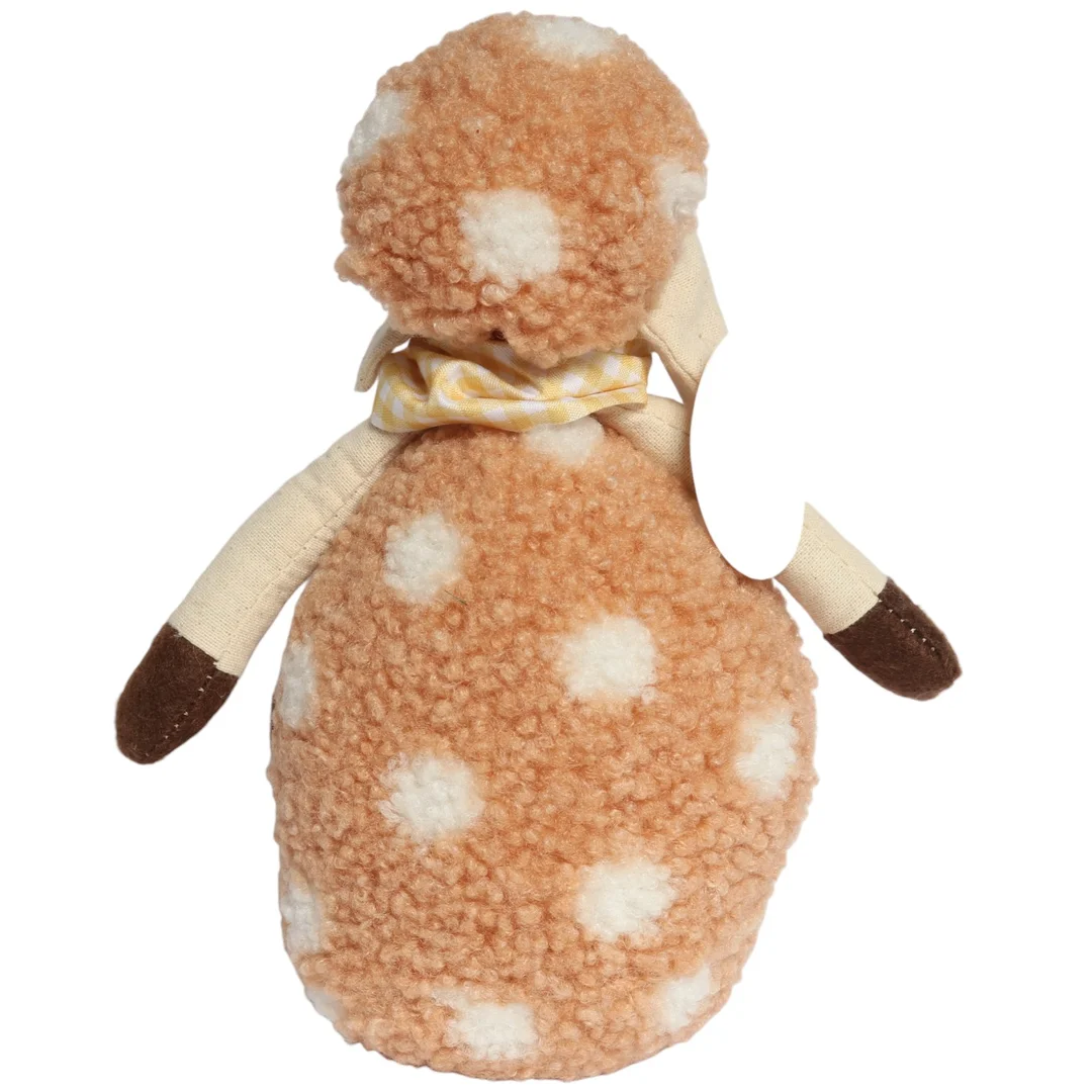 BARANEK OZDOBA Z MATERIAŁU OWIECZKA FOLKLOR WIELKANOC BRĄZOWY 30 CM — zdjęcie 4