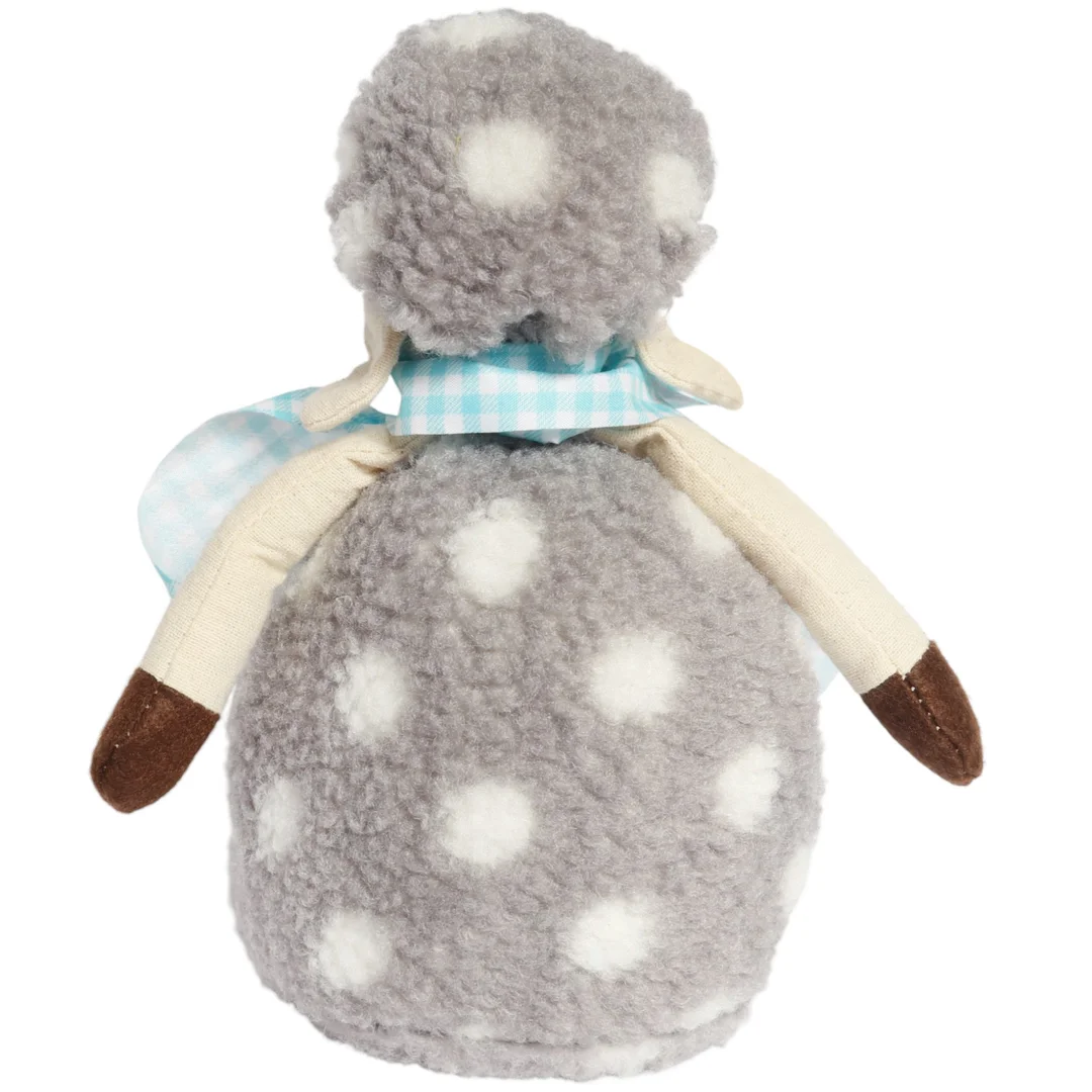 BARANEK OZDOBA Z MATERIAŁU OWIECZKA FOLKLOR WIELKANOC NIEBIESKI 30 CM — zdjęcie 4