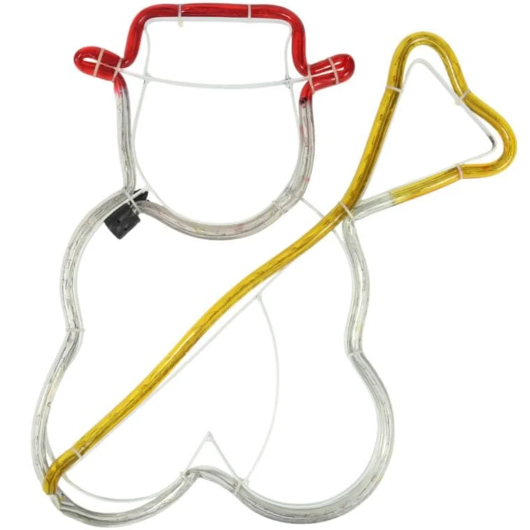 BOŻONARODZENIOWA DEKORACJA Z WĘŻA ŚWIETLNEGO LED- BAŁWAN 35 CM — zdjęcie 2