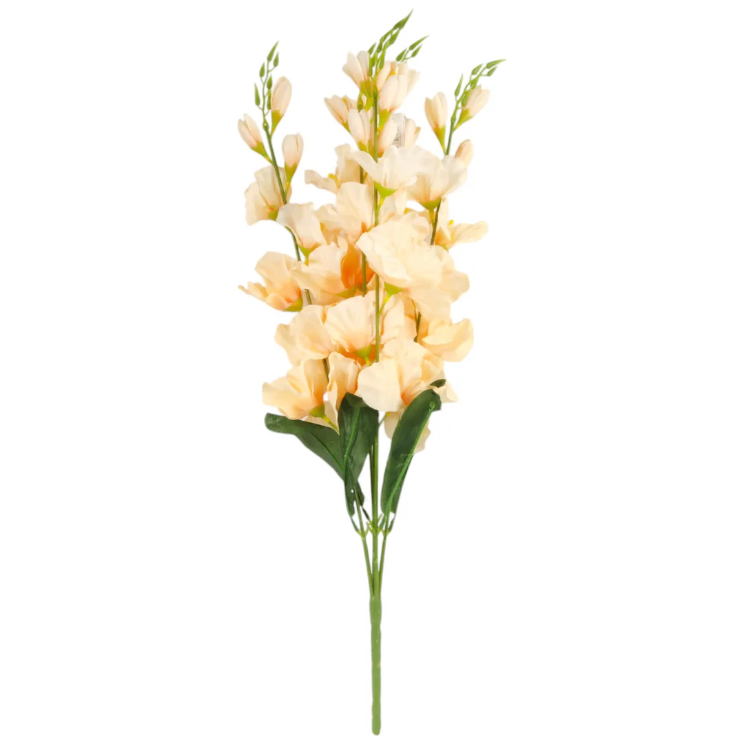 BUKIET 5 GAŁĄZEK MIECZYKÓW czerwona GLADIOLA 67 cm — zdjęcie 7