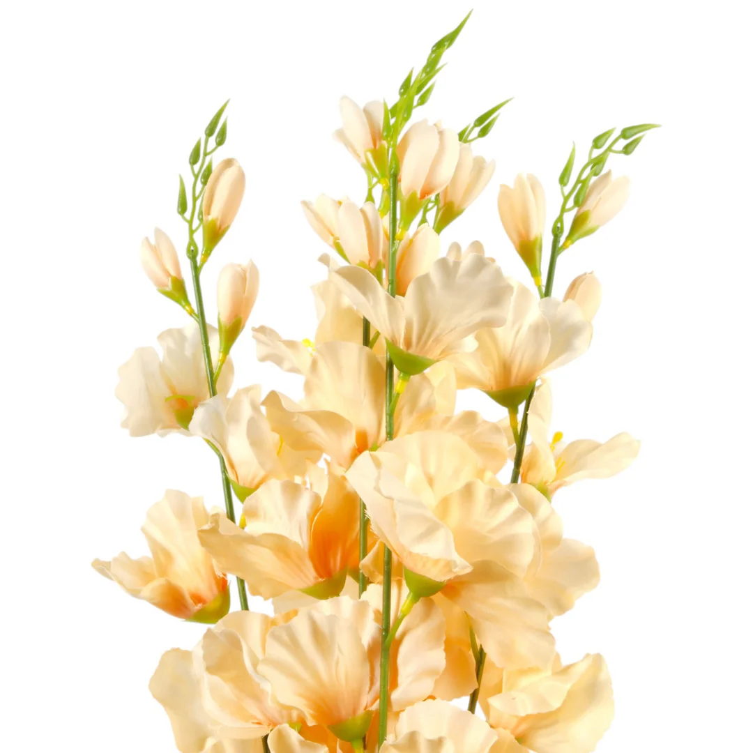 BUKIET 5 GAŁĄZEK MIECZYKÓW czerwona GLADIOLA 67 cm — zdjęcie 8