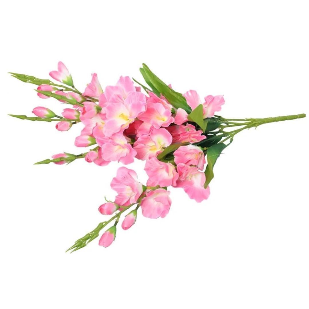 Bukiet 5 jasno różowych gladioli — zdjęcie 4