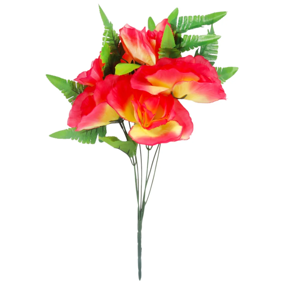 Bukiet 6 RÓŻ w kolorze różowym 46 cm — zdjęcie 2