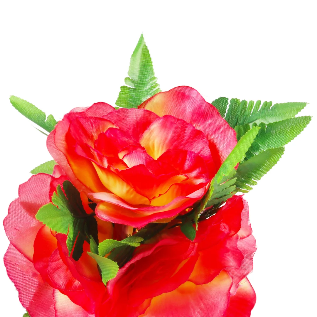 Bukiet 6 RÓŻ w kolorze różowym 46 cm — zdjęcie 3