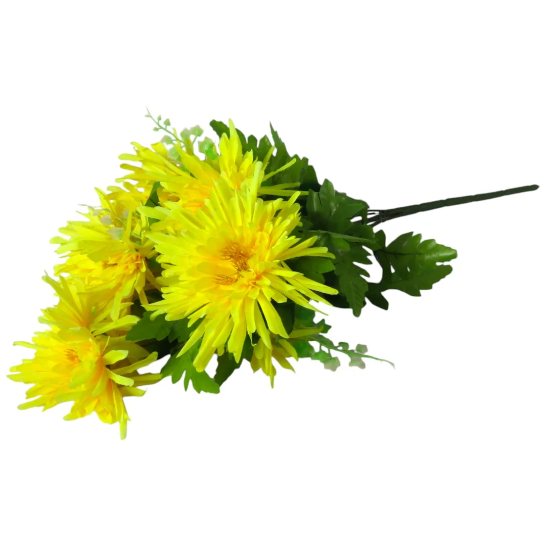 Bukiet 7 chryzantem 54 cm POMARAŃCZOWY — zdjęcie 14