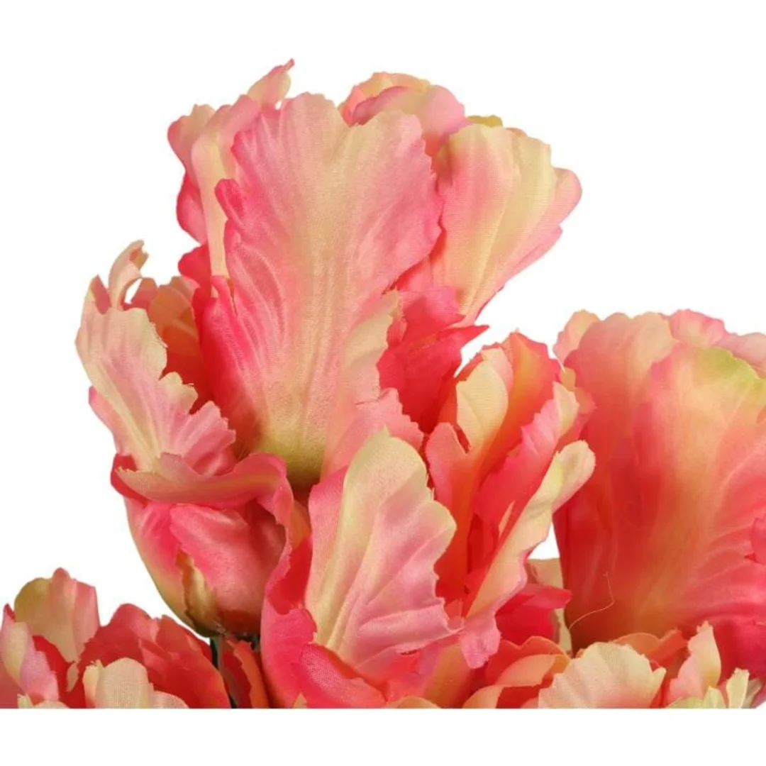 Bukiet 7 TULIPANÓW PAPUZICH 54 cm ŁOSOSIOWY — zdjęcie 2