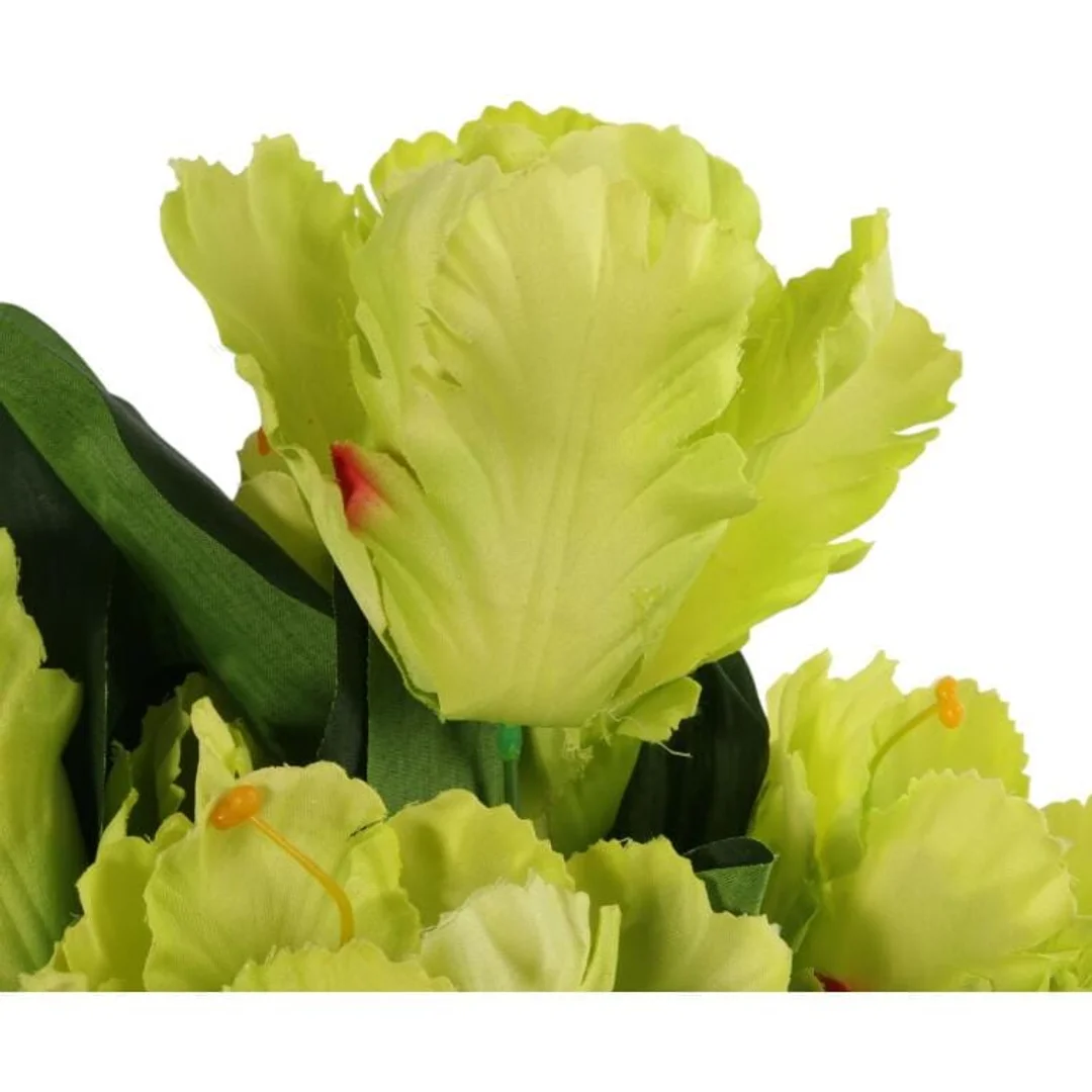 Bukiet 7 TULIPANÓW PAPUZICH 54 cm ZIELONY — zdjęcie 2