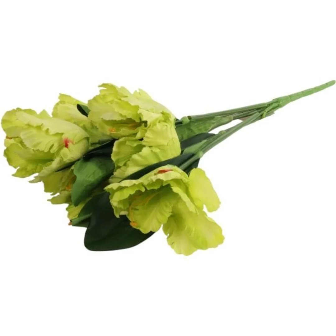 Bukiet 7 TULIPANÓW PAPUZICH 54 cm ZIELONY — zdjęcie 3