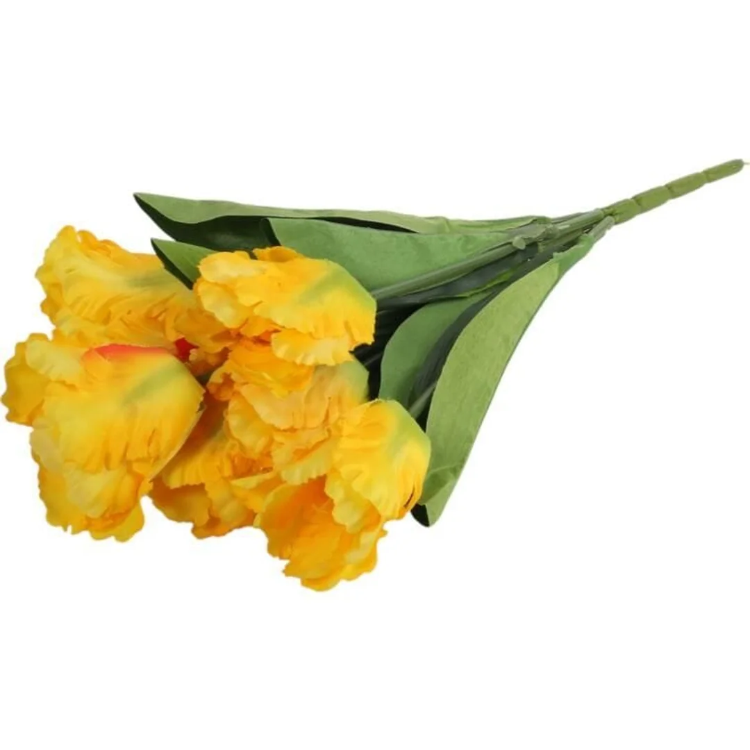 Bukiet 7 TULIPANÓW PAPUZICH 54 cm ŻÓŁTY — zdjęcie 3