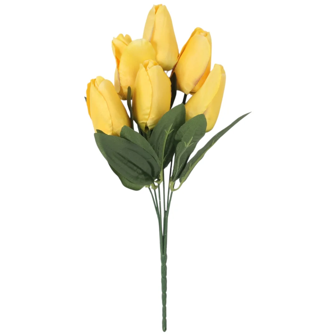 BUKIET 7 TULIPANÓW pomarańczowy 34 cm — zdjęcie 12