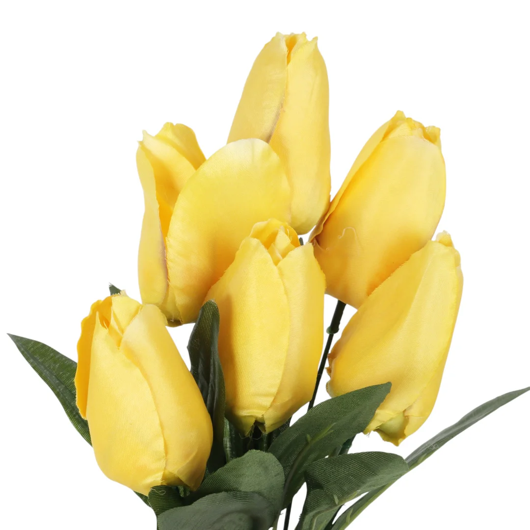 BUKIET 7 TULIPANÓW pomarańczowy 34 cm — zdjęcie 13