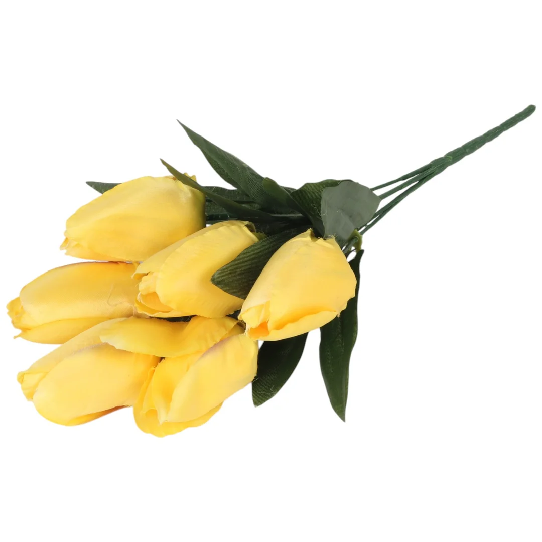 BUKIET 7 TULIPANÓW pomarańczowy 34 cm — zdjęcie 14