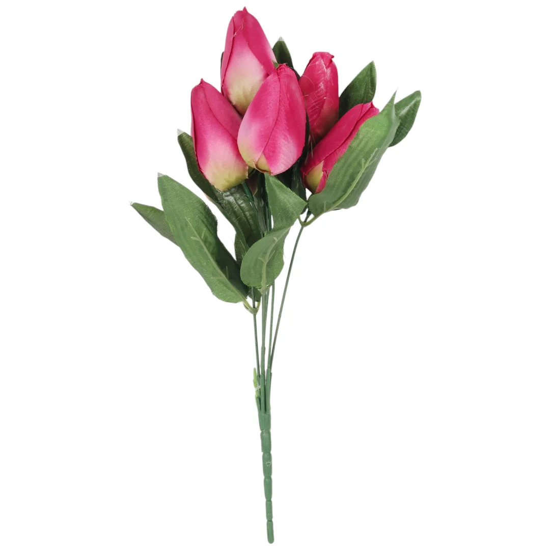 BUKIET 7 TULIPANÓW pomarańczowy 34 cm — zdjęcie 17
