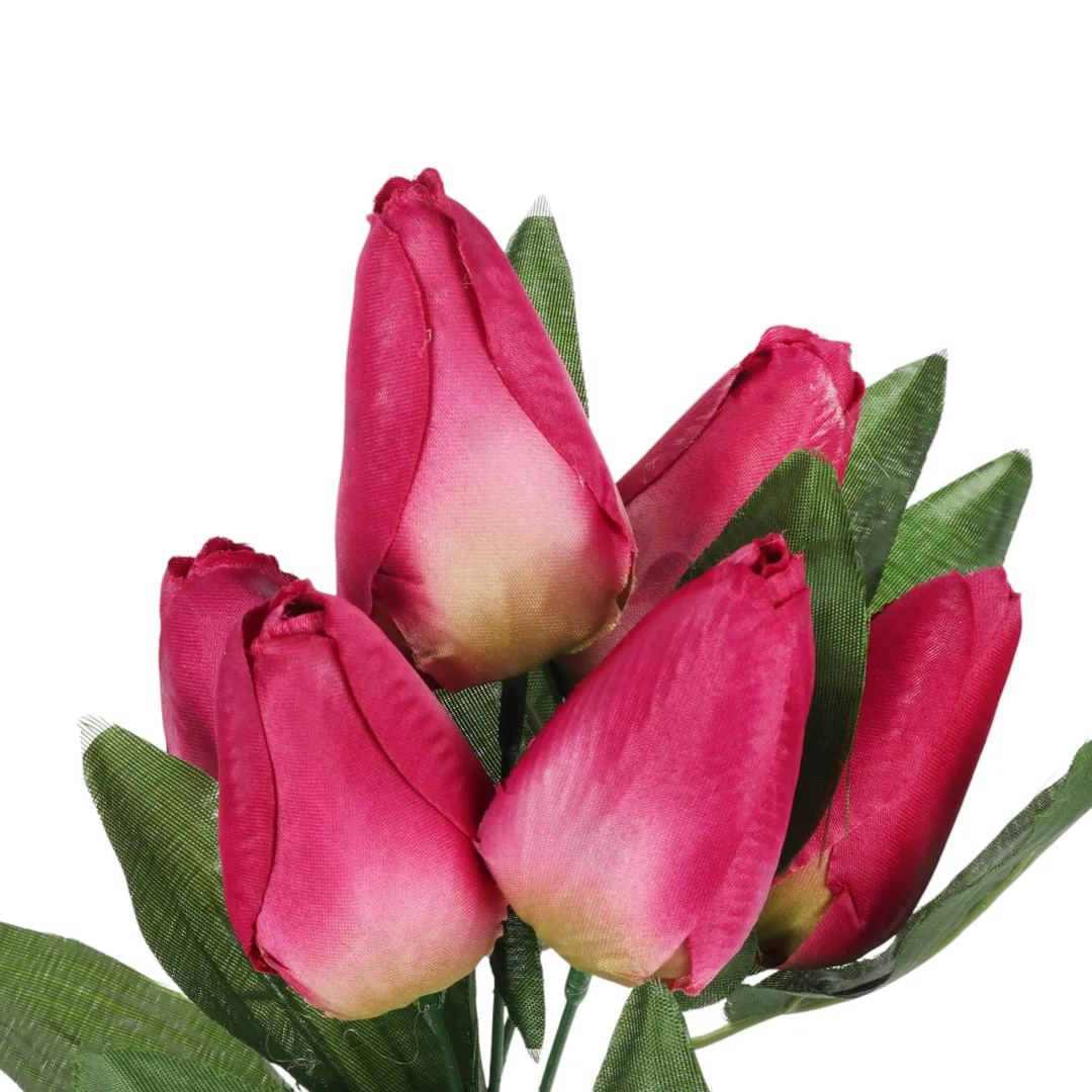 BUKIET 7 TULIPANÓW pomarańczowy 34 cm — zdjęcie 18