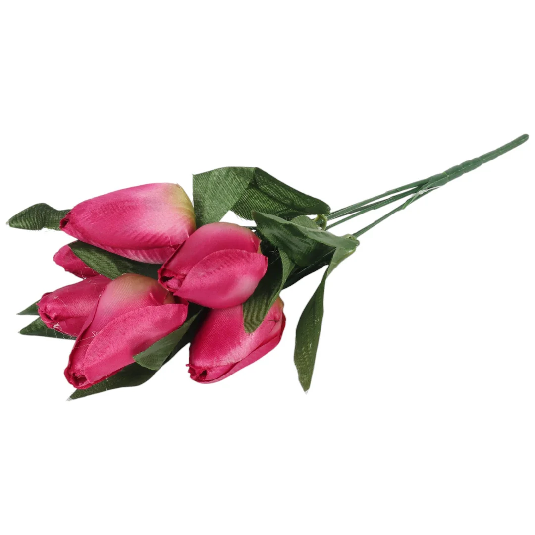 BUKIET 7 TULIPANÓW pomarańczowy 34 cm — zdjęcie 19