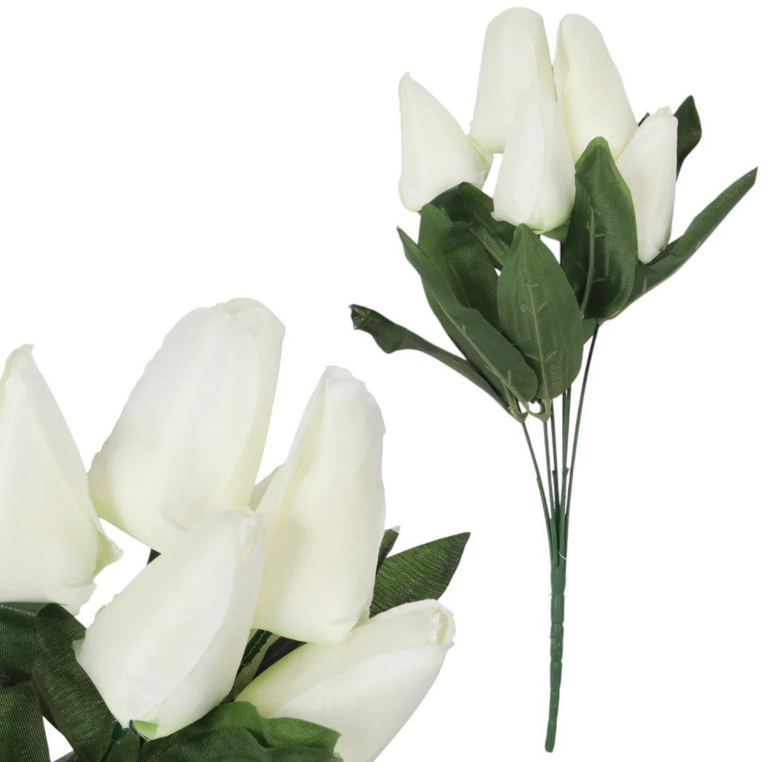 BUKIET 7 TULIPANÓW pomarańczowy 34 cm — zdjęcie 21