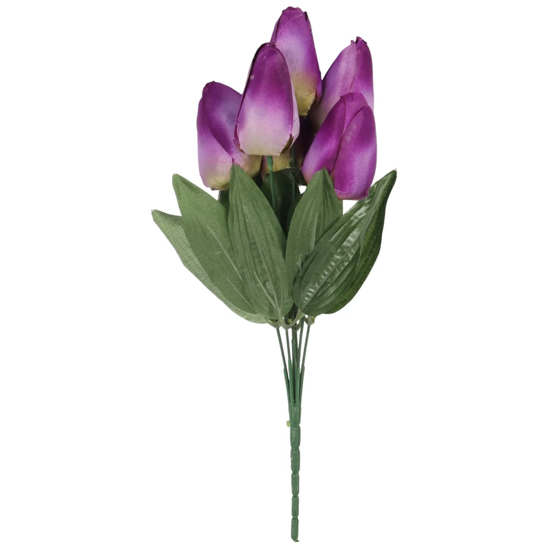 BUKIET 7 TULIPANÓW pomarańczowy 34 cm — zdjęcie 27