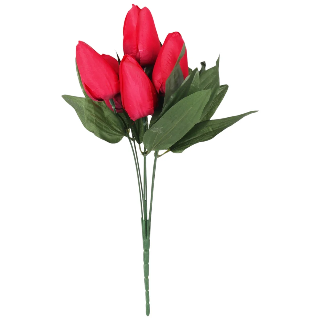 BUKIET 7 TULIPANÓW pomarańczowy 34 cm — zdjęcie 7