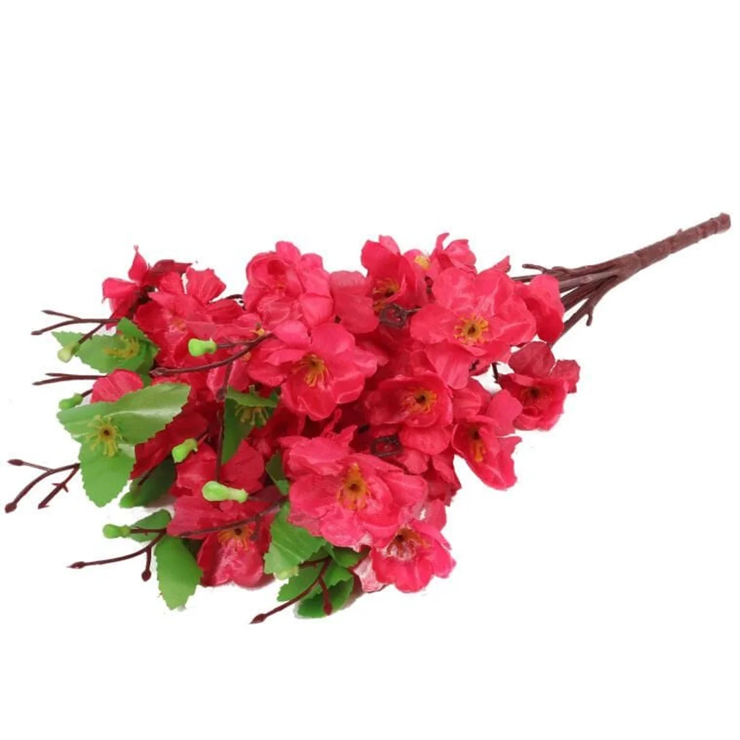 Bukiet 9 JABŁONI w kolorze RÓŻOWYM 38 cm — zdjęcie 3