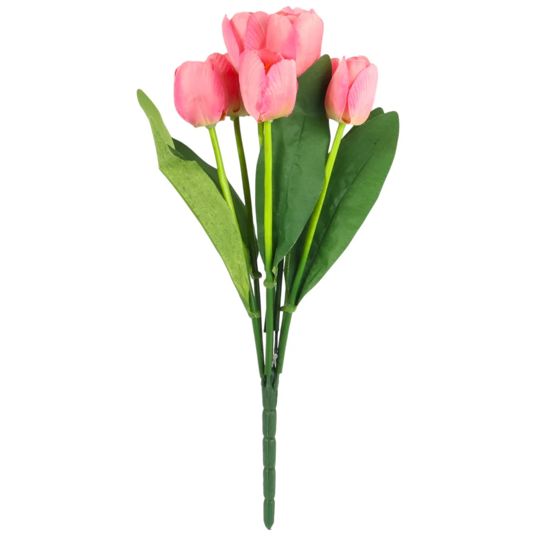 Bukiet 9 TULIPANÓW w kolorze ŻÓŁTYM 40 cm — zdjęcie 12