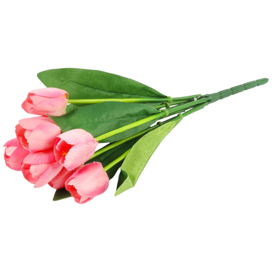 Bukiet 9 TULIPANÓW w kolorze ŻÓŁTYM 40 cm — zdjęcie 14