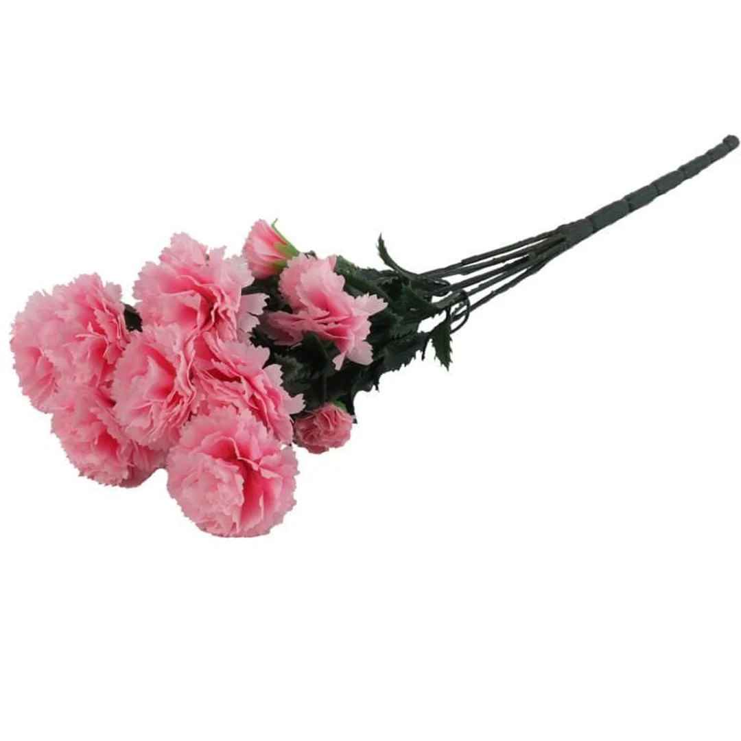 Bukiet GOŹDZIKÓW 42 cm JASNO RÓŻOWY — zdjęcie 3