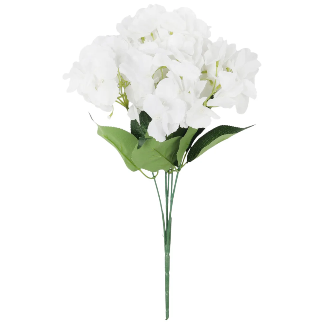 BUKIET HORTENSJI biały 46 cm — zdjęcie 2