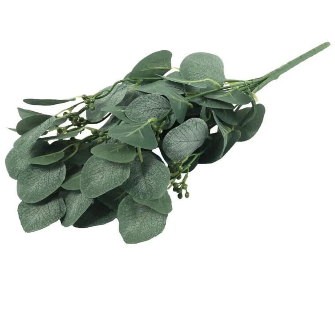 Bukiet liści jabłoni w kolorze CIEMNO ZIELONYM 52 cm — zdjęcie 3