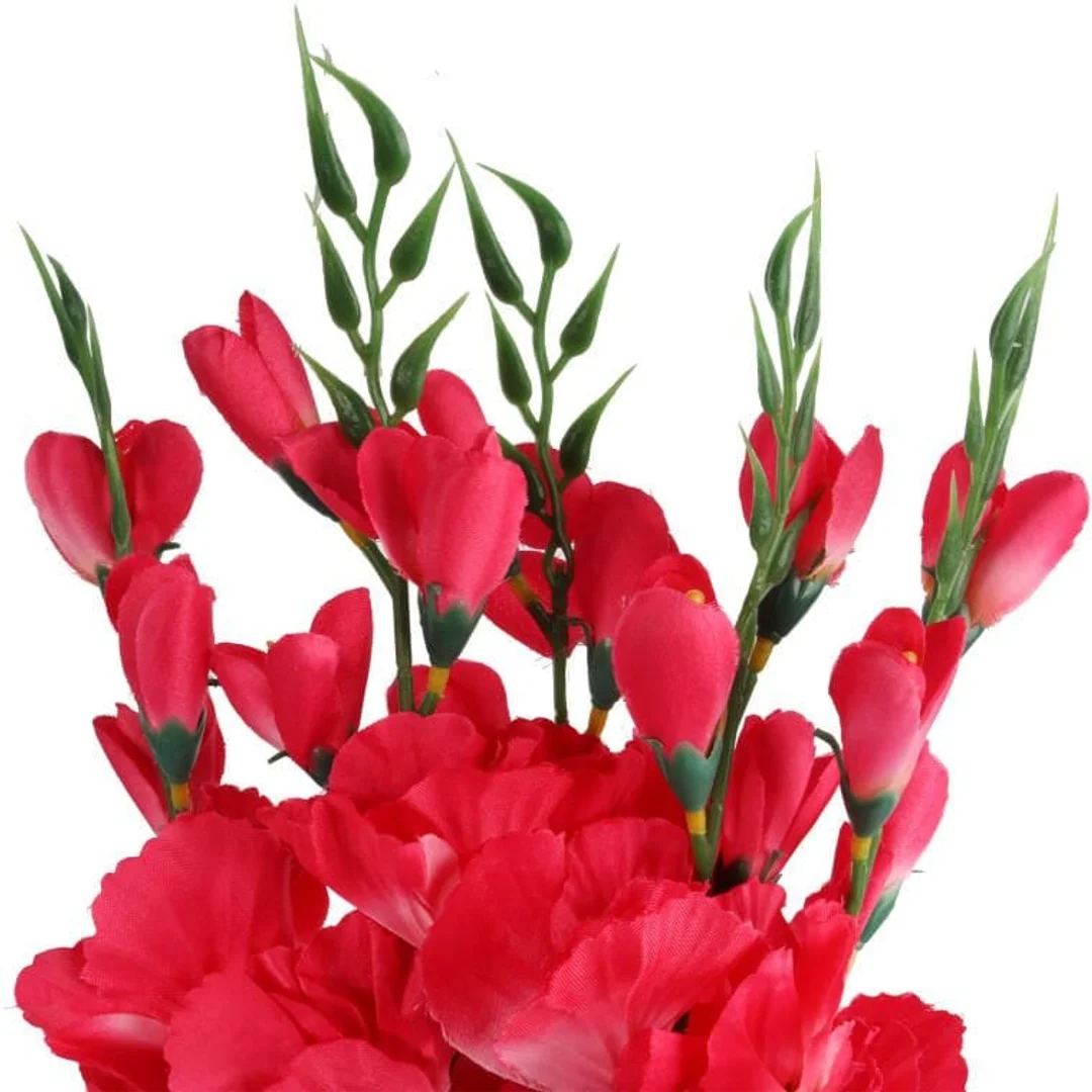 Bukiet Szlachetnych Gladioli w Kolorze Różowym – Sztuczne Kwiaty o Naturalnym Wyglądzie, 65cm — zdjęcie 2