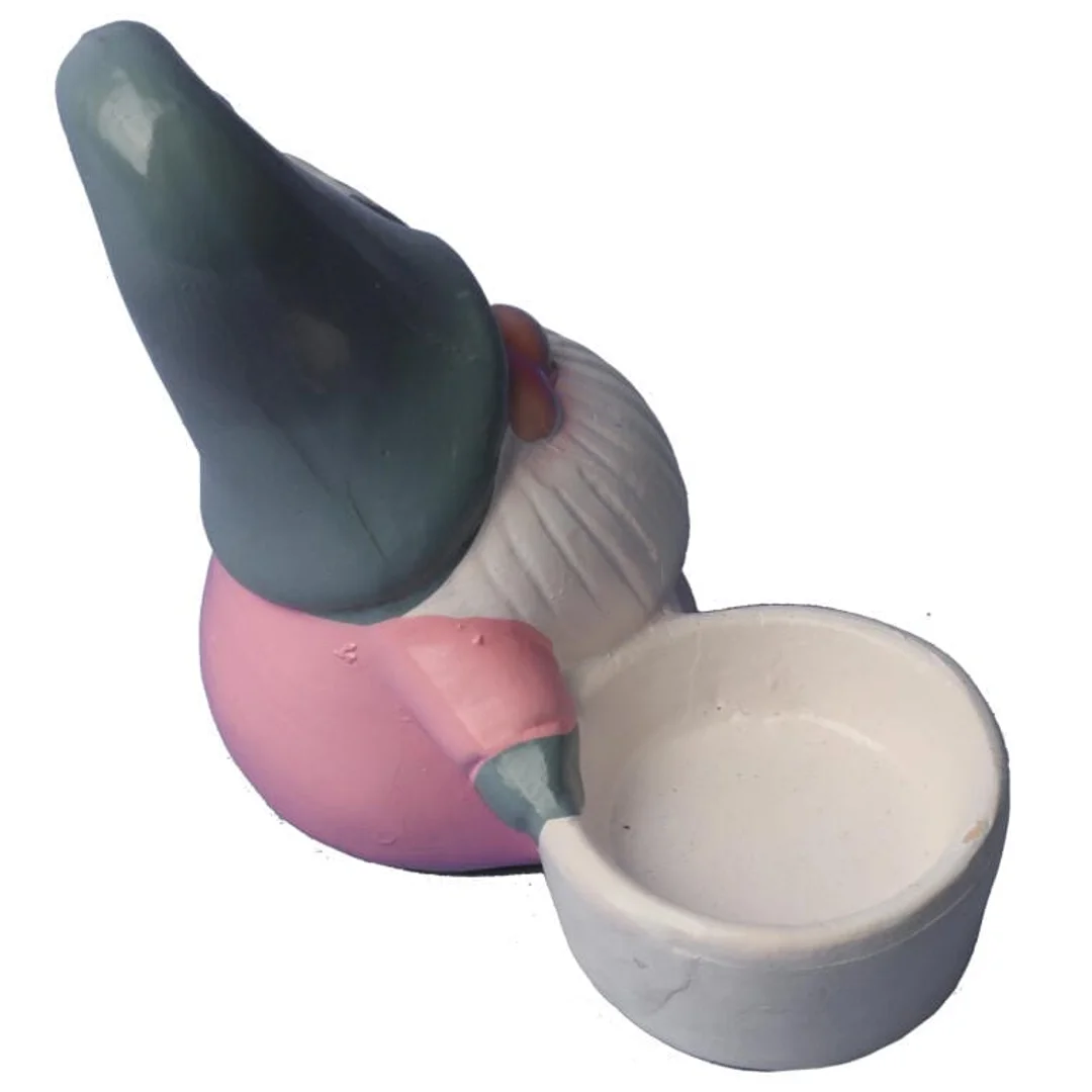 Ceramiczna ozdoba świąteczna MIKOŁAJ z podstawką na tealight — zdjęcie 3
